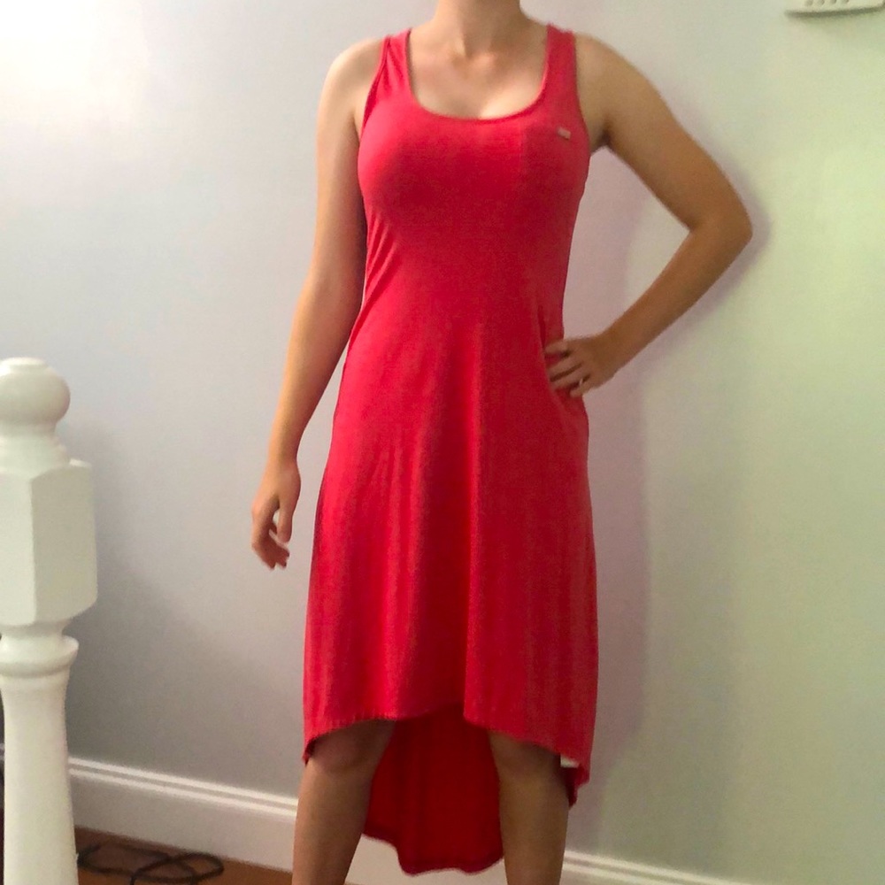 Guess High Low Pink Dress